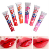 ROMANTIC BEAR 3Pcs Exfoliating Liquid Waterproof Long Lasting Moisturizing Matte Lip Gloss