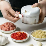 Mini Garlic Chopper Household Hand Pull Mincer Vegetable Meat Chopper Kitchen Chopper