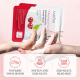 Pack of 2 Moisturizing Peeling Gloves Hand Mask Exfoliating Sheet Mask Exfoliating Whitening Foot Peeling Facial Mask