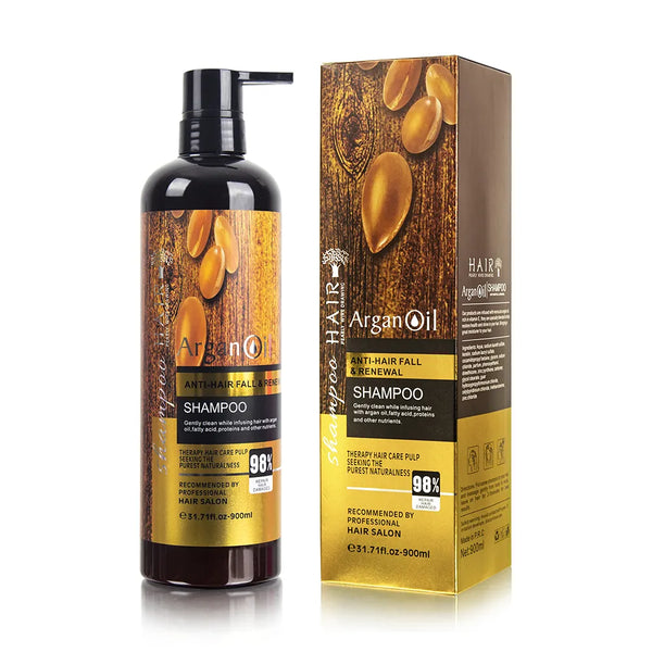 Argan Oil Extract Protein Anti Fall and Renewal Shampoo 900ml
