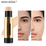 MISS ROSE Facial Concealer Foundation Makeup Stick Three-dimensional Concealer Pen 9g