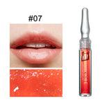 HANDAIYAN Moisturizing Lip Balm Transparent Small Ampoule Lip Gloss 6 Colors Optional Women Cute Makeup