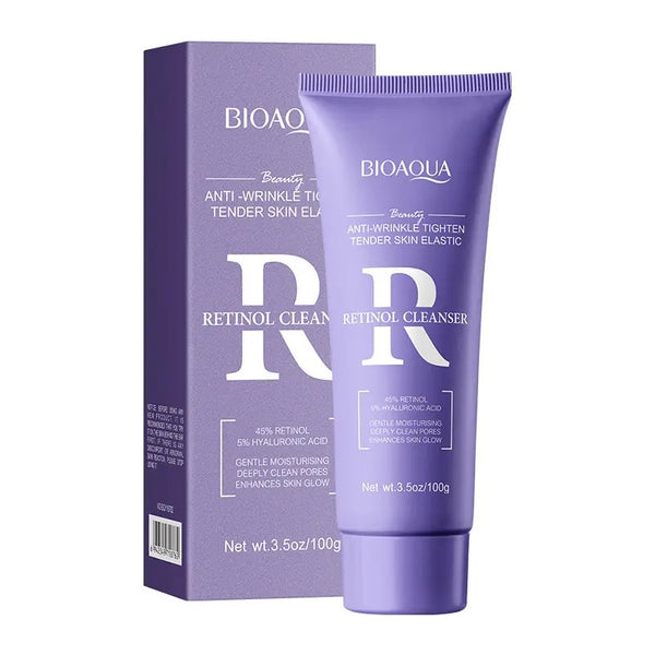 BIOAQUA Retinol Facial Cleanser Tightening And Cleansing Removing Residual Cosmetics Face Wash Facial Cleanser 100g BQY18762