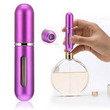 Miss Beauty Portable Mini Perfume Refillable Atomizer Container, Portable Perfume Spray Bottle, Travel Perfume Scent Pump Case Fragrance Empty Spray Bottle for Traveling and Outgoing(5 ml)