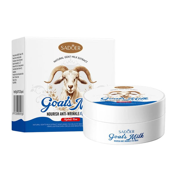 SADOER Goat Milk Moisturizing & Whitening Natural Goat Milk Extract Eye Mask 80g(60PCS/30pairs)