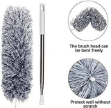 Miss Beauty Microfiber Feather Duster Bendable & Extendable Fan Cleaning Duster with 100 inches