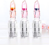 MOCMALLURE High Quality Transparent Color Changing Flower Jelly Lipstick