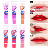 ROMANTIC BEAR 3Pcs Exfoliating Liquid Waterproof Long Lasting Moisturizing Matte Lip Gloss