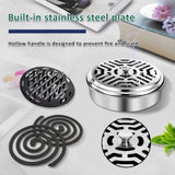 1 pc Mosquito Coil Holder Mosquito Coil Box With Cover Mosquito Coil Tray Nail Mosquito Coil Holder Household Ash Tray Tools