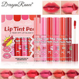 Dragon Ranee Pack of 6 Long-Lasting & Natural Effect Waterproof Lip Tint