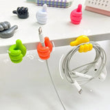 Miss Beauty Pack of 10 Silicon Thumb Shape Cable Organizer