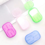 Mini Portable Travel Soap Paper Sheets Disposable Hand Washing Bath Scented Paper Soap for Outdoor Camping Hiking