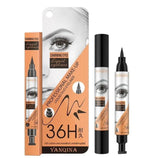 YANQINA High Quality Long Lasting Fast Dry Makeup Stamp Eyeliner Waterproof Liquid Eyeliner