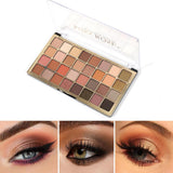 Miss Rose 32 Colors Matte And Shimmer Eyeshado Not Easy To Fly Powder And Silty Fine Palette