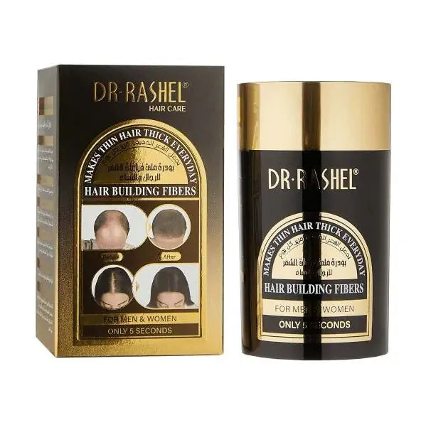 DR.Rashel 5 Second Hair Building Fibers For Men & Girls Natural Brown DRL- 1753