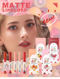 Dragon Ranee 3PCS Lipstick Set New Velvet Matte Lip Gloss Waterproof Long Lasting Lip Balm Moisturizing Makeup 1.5g*3