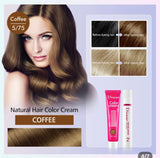 Disaar long lasting beautiful Coffee 5/75 hair color cream 100% cover grey hair dye color cream 60ml DS5175