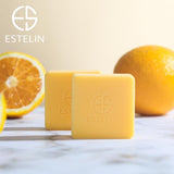 Estelin New Vitamin C & Turmeric Brightening Soap Even Skin Tone & antioxidant Remove Age Spots Glow Skin Soap