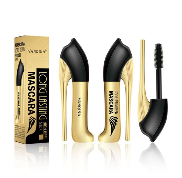 Yanqina High Heel Long Lasting Mascara – Jet Black Volume & Curl