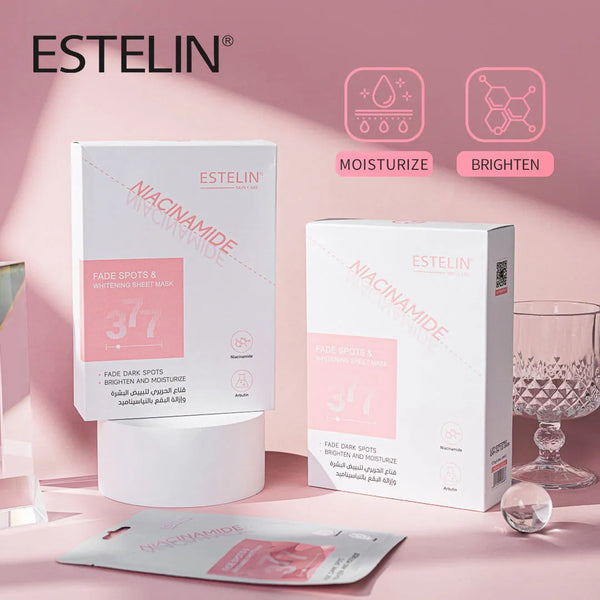 ESTELIN Skin Care Niacinamide Fade Spots & Whitening Sheet Mask ES0204