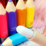 Miss Beauty 1Pcs Pencil Shaped Solid Moisturizer Stick Lip Balm - Multi color