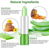 Julystar 1PC Natural Aloe Vera Moisturizing Lip Balm & Long-Lasting Waterproof Lipstick 3.4g D3007