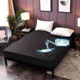 Miss Beauty Waterproof Mattress Cover King Size Black Color