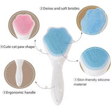 Huxia Beauty Face Cat Paw Silicone Face Scrubber and Blackhead Cleansing Brush For Girls and For women