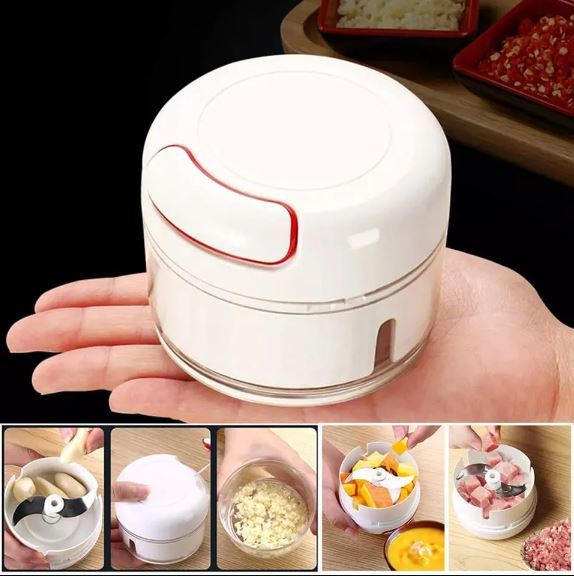 Mini Garlic Chopper Household Hand Pull Mincer Vegetable Meat Chopper Kitchen Chopper