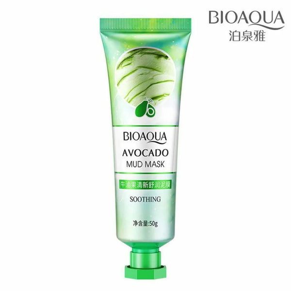 Bioaqua Avocado Mud Mask Deep Cleansing Mud Mask For Women And For Girls 50g