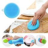 3 pcs Silicon Dish Washing Scrubber Pad (3pcs Set)