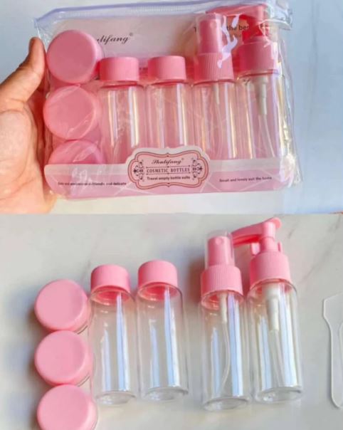 Miss Beauty Travel Size Refillable Bottle, Portable Cosmetic Sub-Packing Bottle, Empty Spray Disinfectant Bottles