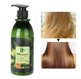 BIOAQUA 2Pcs Olive Shampoo / Olive Anti-Dandruff Hair Mask Restores Damaged Hair Deeply Nourishes 500g + 400ml