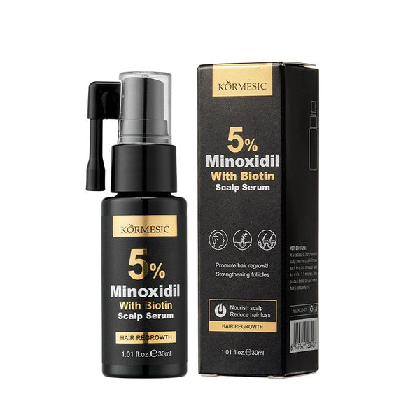 KORMESIC 5% Minoxidil with Biotin Scalp Serum Hair Regrowth Treatment Hair Oil Hair Serum KMC23407