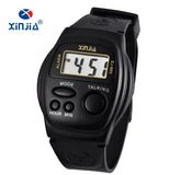 XINJIA Multi-language Talking Watch Digital Watch Specially for Blind People Watch Unisex Boys & Girls