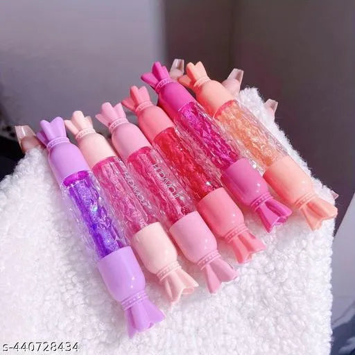 1 Pc Mini Trendy Korean Candy Lip Gloss Cute Lip Gloss Cosmetic Matte Lip Plumper | Lip Gloss Non-Stick Cup Matte Liquid LipstickTrendy Korean Heart Lip Gloss Cute Lip Gloss Cosmetic Matte Lip Plumper | Lip Gloss Non-Stick Cup Matte Liquid Lipstick