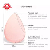 Powder Puff Sponge Foundation Makeup Water Drop Mix Shape 1pcs