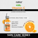 Maliao Makeup 5 Piece Organic Vitamin C Skin Care Set ( Sunscreen + Serum + Face Wash + Whitening Cream + Toner ) 330g