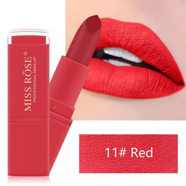 MISS ROSE Lipstick Matte Waterproof Long-lasting Moisturizer Lip Stick 7301-022Z2