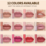 HANDAIYAN 12 Colors Matte Liquid Lipstick Lip Gloss  Set 2.5ml*12pcs 0695