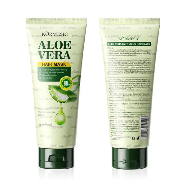 Kormesic Aloe Vera Hair Mask - Deep Hydration for Strong, Tangle-Free Hair