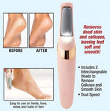 Electric Foot Callous Remover Power source/Cell both Foot File & Dead Skin Remover for Feet, Professional Pedi Foot Care Hard Cracked Dry Skin Finishing Touch Flawless Pedi File