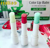 MALIAO 1Pcs 24Hrs Moisture With Spf 15 Color Lip Balm