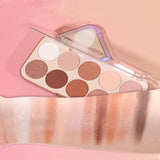 Miss Rose Make-UP 10 Color Nude-Highlighter & Contour Kit