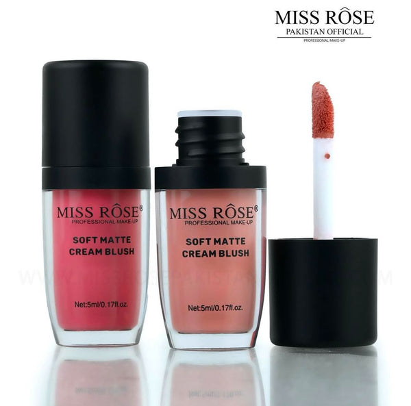 Miss Rose 1Pcs Soft Matte Finish Cream Blush