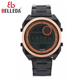 BELLEDA Original Luxury Brand Top Quality Digital Chain Wrist Watch For Men With Box -9220