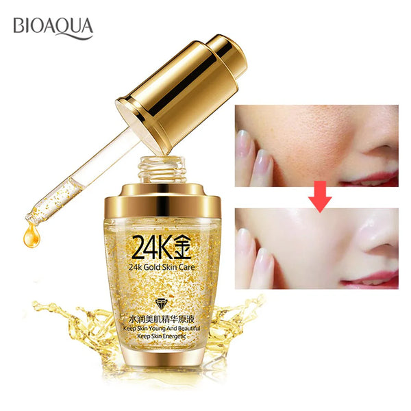 Bioaqua 24K Gold Skin Care Liquid Essence Serum 30Ml
