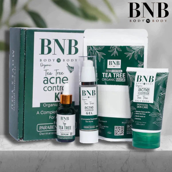 BNB Organic Tea Tree Acne Control Facial Kit