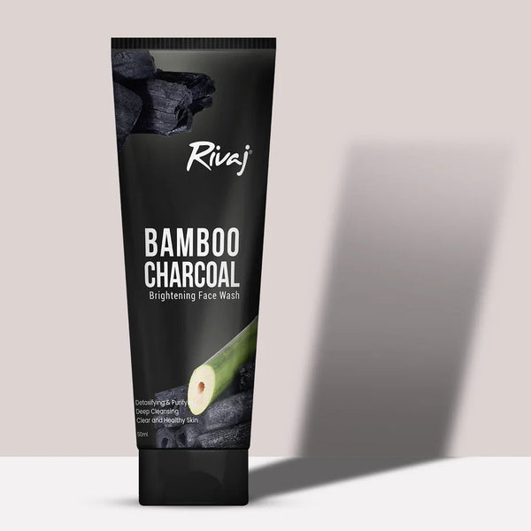Rivaj UK Whitening Face Wash - Bamboo Charcoal