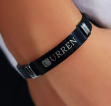 CURREN Original Black Rubber Straps Bracelet For Men Bands For Men & Bracelet for boys